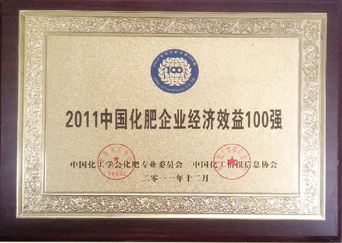 2011中国化肥企业经济效益100强